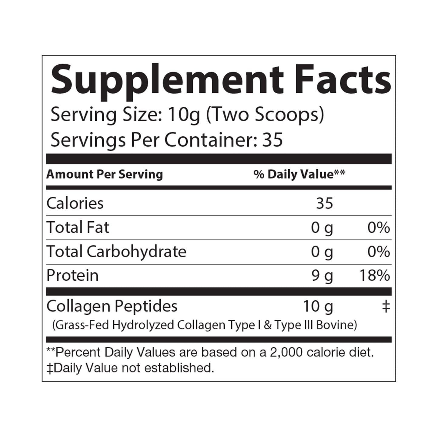 BodyHarmony Collagen Peptides Type I & III Supplement (350g, 12.3oz)