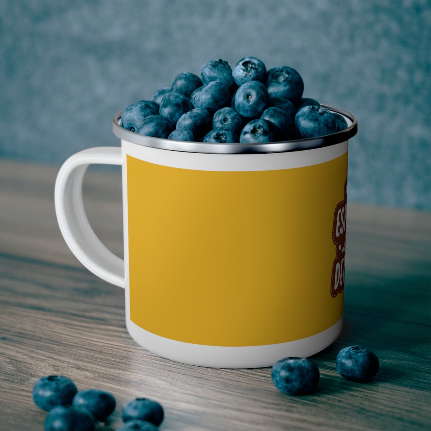 Enamel Camping Mug - More Espresso Less Depresso