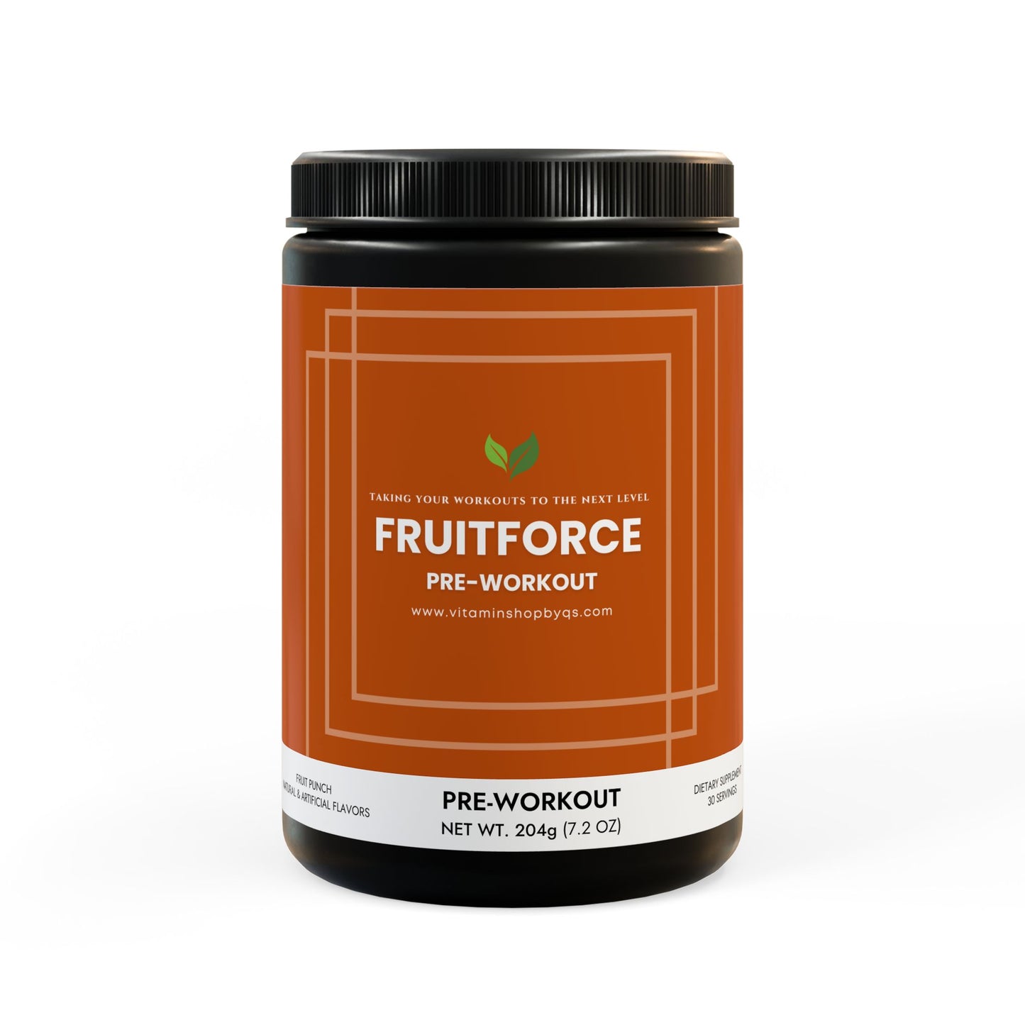 FruitForce Pre-Workout Supplement, Fruit Punch (204g, 7.1oz)