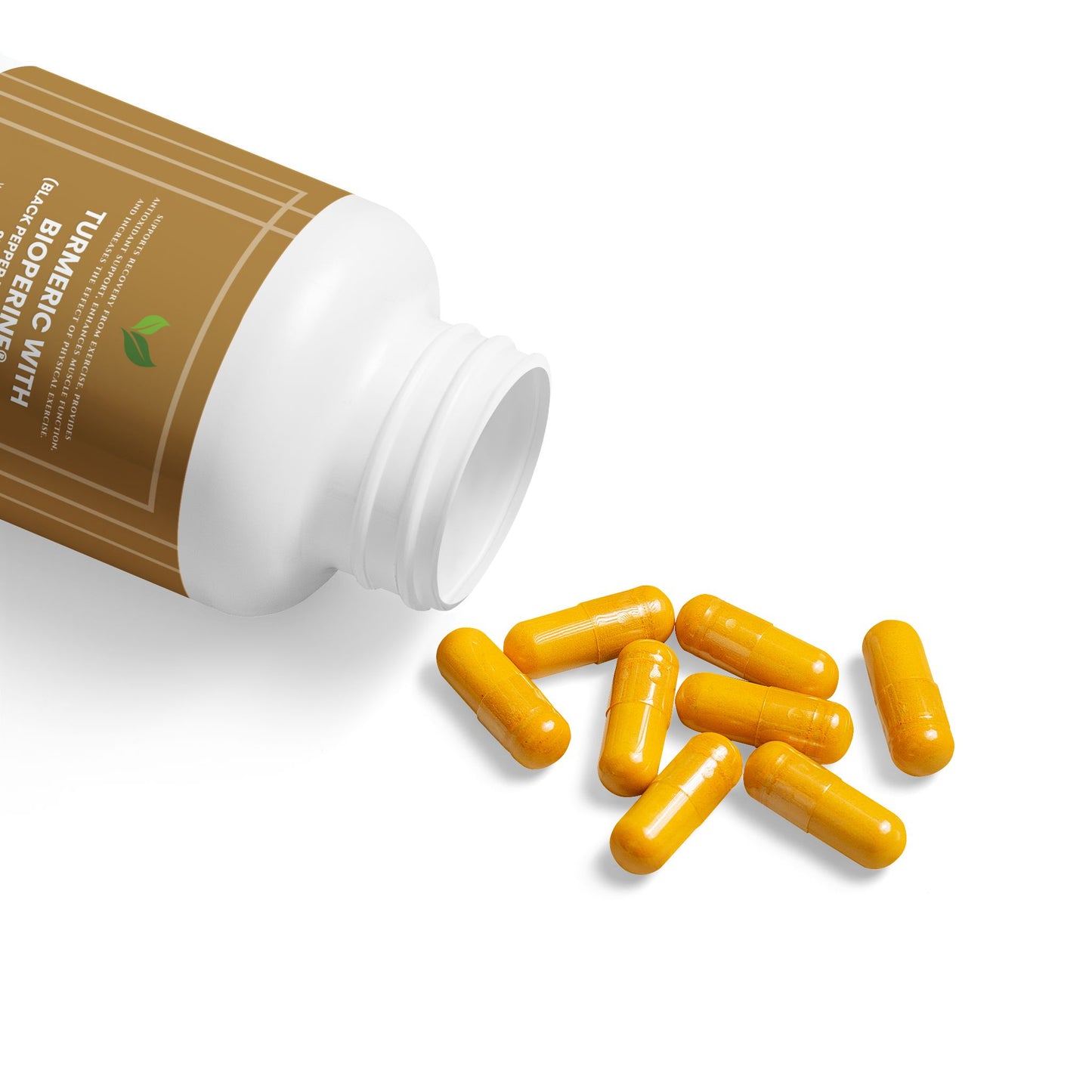 Turmeric with BioPerine® (Black Pepper Fruit Extract) Supplement (60 Capsules)