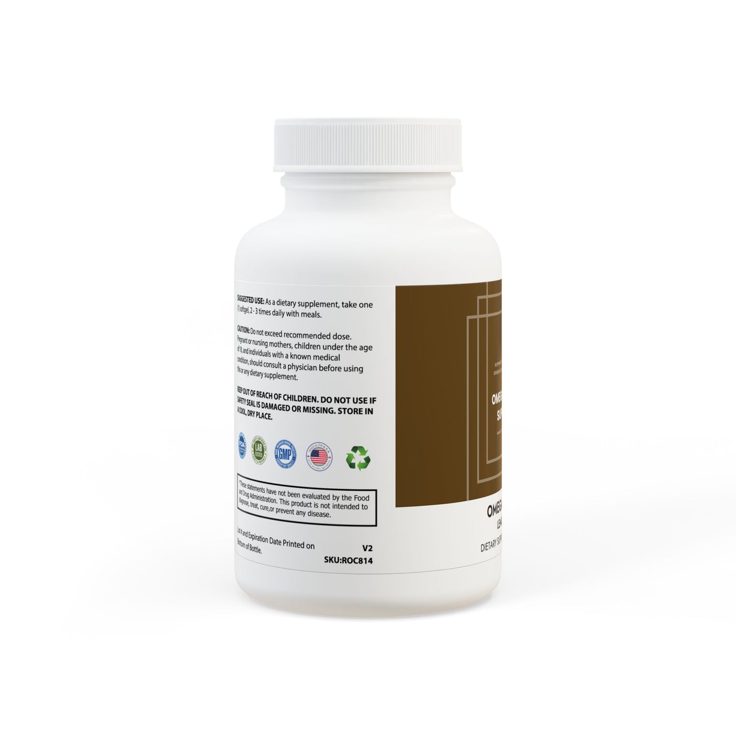 Omega 3 Fish Oil Supplement (60 Softgels)