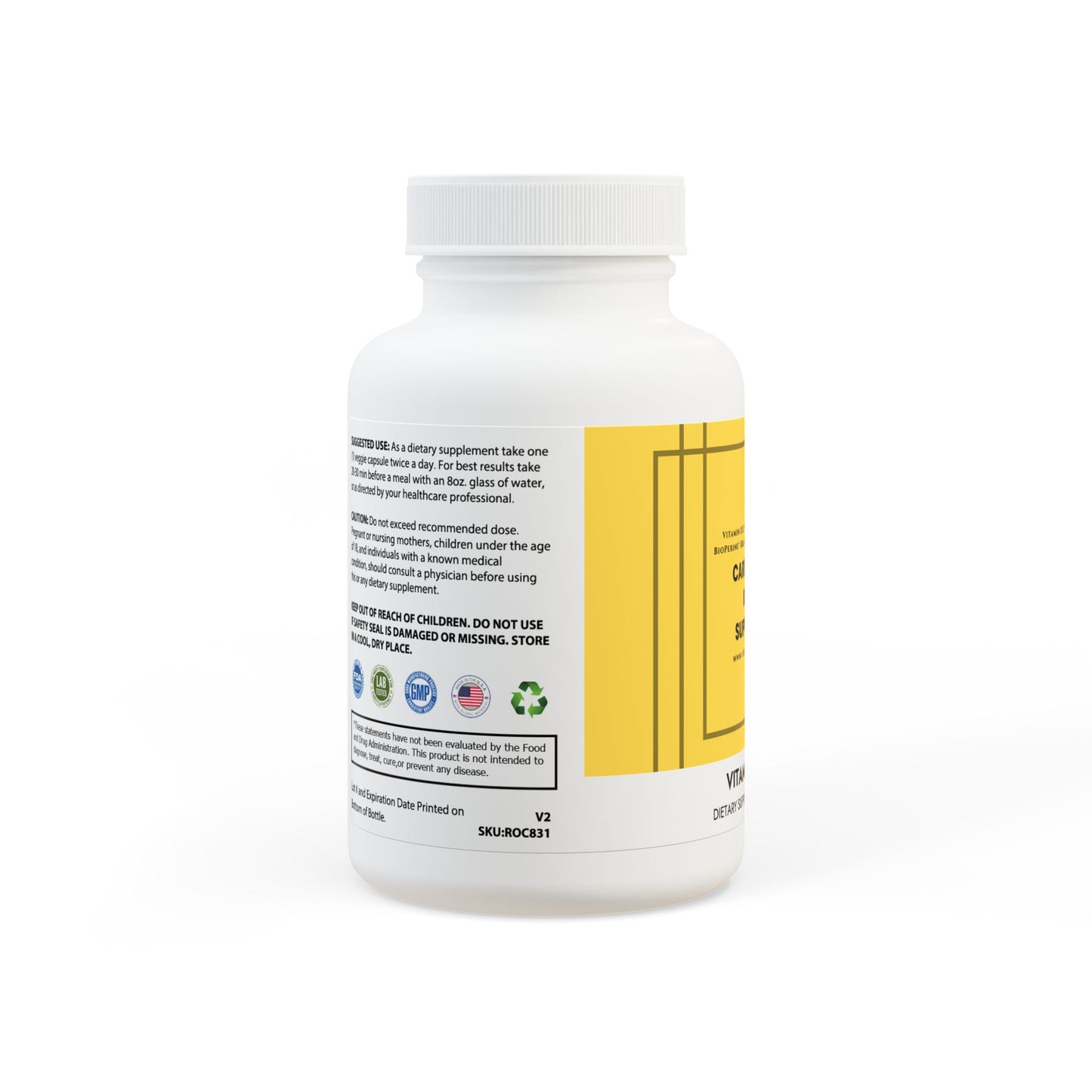 CardioCalm - Vitamin K2 + D3 Supplement (60 Capsules)